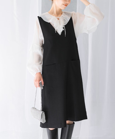 『UR TECH』ジャンパーワンピース