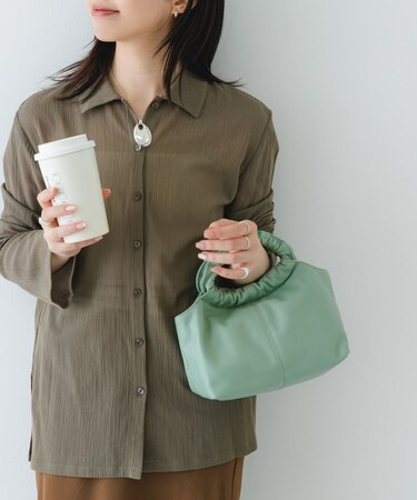 ギャザーハンドルバッグ