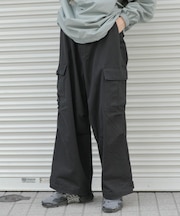 ウォッシュドカーゴワイドパンツ