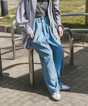 デニムイージーパンツ