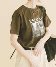 箔プリントフォトTシャツ