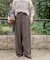 ベルト付ツイードパンツ