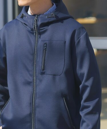 調温機能ストレッチダンボールパーカー(楽着シリーズ)