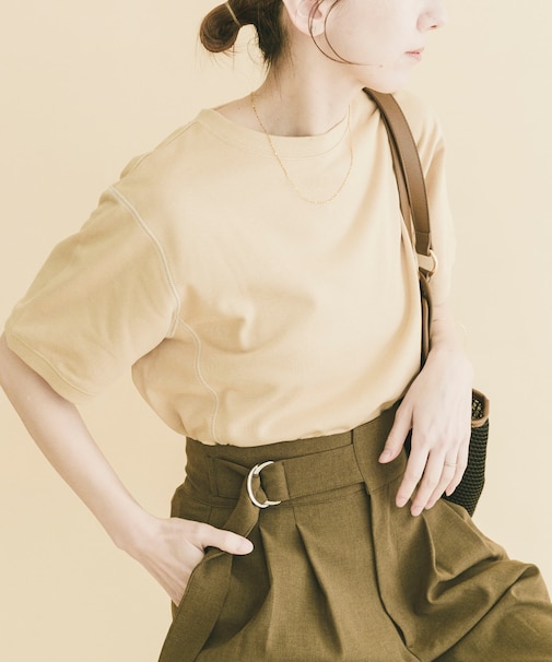 カラーステッチスウェット