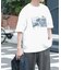 接触冷感クルーネックフォトプリントTシャツ