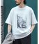 接触冷感クルーネックフォトプリントTシャツ