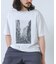 接触冷感クルーネックフォトプリントTシャツ