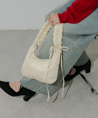 ギャザーワンハンドルバッグ