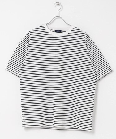 ポンチボーダー ショートスリーブカットソー