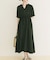 ウエストマーク半袖ワンピース