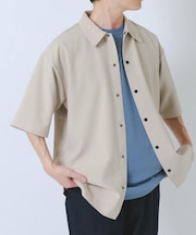 2wayストレッチスナップ半袖シャツ