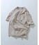 チェストポケットキリカエクルーネックTシャツ