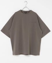 『接触冷感／吸水速乾』クールタッチクレープジョーゼットTシャツ