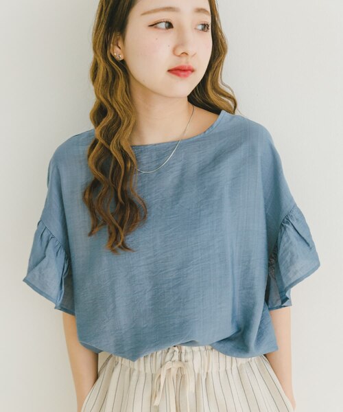 BOURRIENNE BOUDOIR BLEU リネンシャツ｜トゥモロ－ランドの