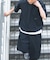 『接触冷感／撥水／イージーケア／UVカット』タスランナイロンクルーネックドロストTシャツ
