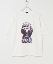 『接触冷感／吸水速乾／UVカット』DOG IN SHADES プリントTシャツ