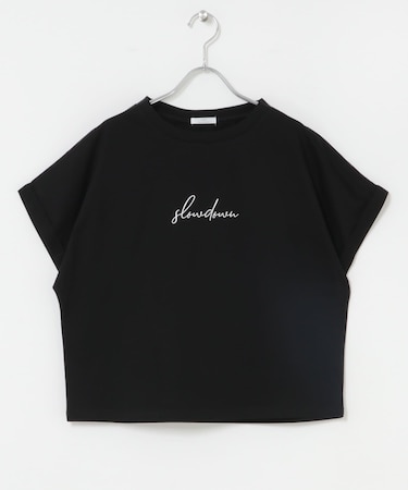 『接触冷感／UVカット』シルケット半袖プリントTシャツ(楽着シリーズ)