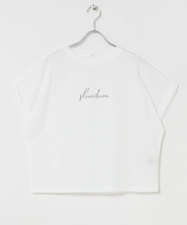 『接触冷感／UVカット』シルケット半袖プリントTシャツ(楽着シリーズ)