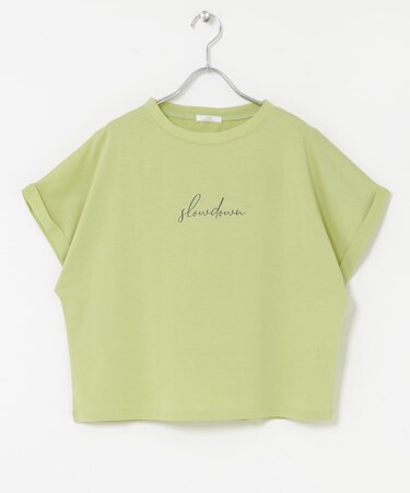 『接触冷感／UVカット』シルケット半袖プリントTシャツ(楽着シリーズ)
