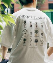 Plantsバックプリント USEDライク Tシャツ