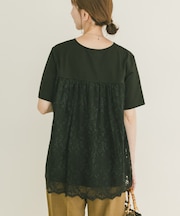 バックシャンレースTシャツ