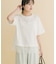 裾レースコンビTシャツ