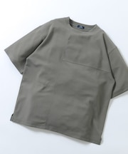 シャドーパターンキリカエ半袖Tシャツ