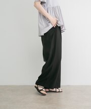 REFINED LINEN イージーパンツ