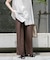 REFINED LINEN イージーパンツ