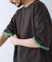 『接触冷感／吸水速乾／UVカット』多機能 Wフェイス クルーネック Tシャツ