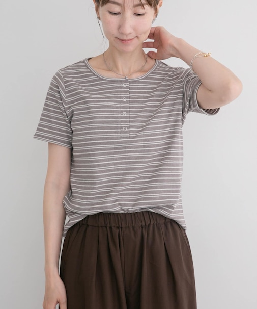 ワッフル半袖Tシャツ