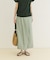 『イージーケア／接触冷感／UVカット』SMOOTH LINEN TOUCH ラップスカート
