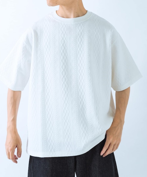 冷感+速乾 ジャカード Tシャツ