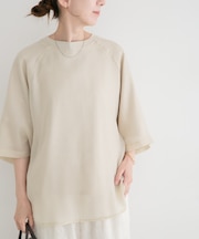 オーガンジーレイヤードTシャツ