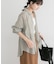 シアーチェックオーバーシャツ