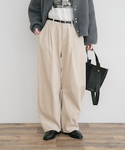 コーデュロイバレルパンツ