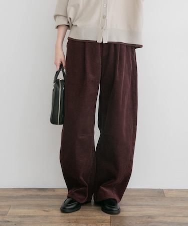 コーデュロイバレルパンツ