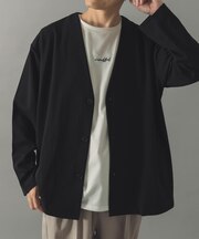 『イージーケア』UVカッドライタッチカーディガン+刺繍Tシャツセット