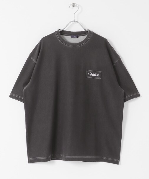 HIGH COOLワンポイント刺繍デニムTシャツ