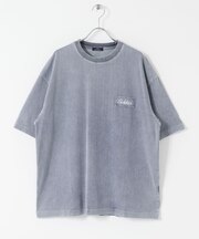 HIGH COOLワンポイント刺繍デニムTシャツ