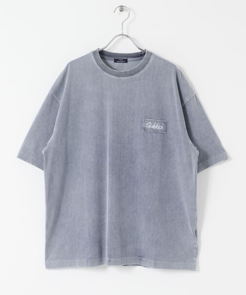HIGH COOLワンポイント刺繍デニムTシャツ