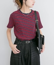 ハンソデボーダーTシャツ