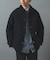 襟コーデュロイ中綿 キルティングジャケット