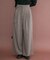 アシメデザインチェックパンツ