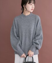 ボリュームスリーブニット