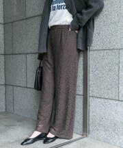 起毛レースパンツ