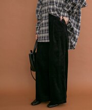 『Sサイズあり』コーデュロイワイドパンツ