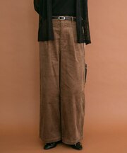 『Sサイズあり』コーデュロイワイドパンツ