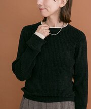 ミニモール配色ニット