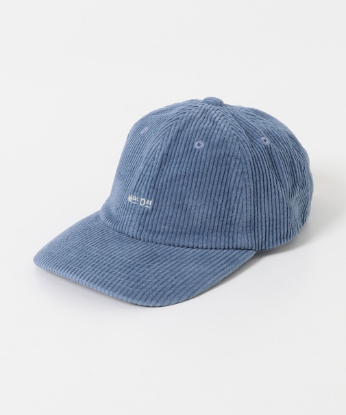 Healthknit MAC DEE コーデュロイ刺繍CAP